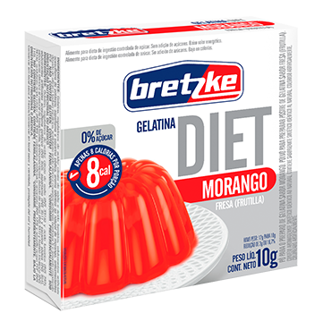 imagem de Gelatina Diet Bretzke Morango
