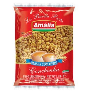 imagem de Macarrão Santa Amália C/ Ovos Conchinha 500G