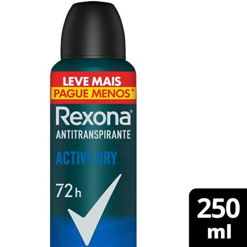 imagem de DES REXONA AER 250 ML ACTIVE DRY