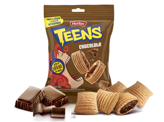 imagem de Biscoito Marilan Teens Chocolate 30Gr