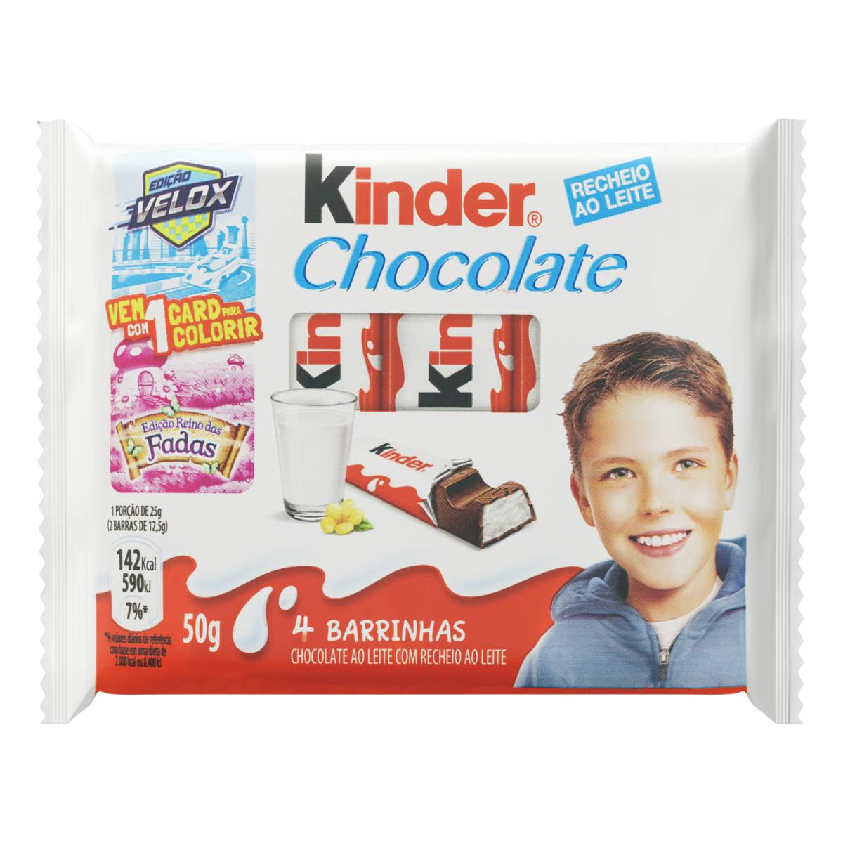 imagem de Kinder Chocolate 50Gr Com 4