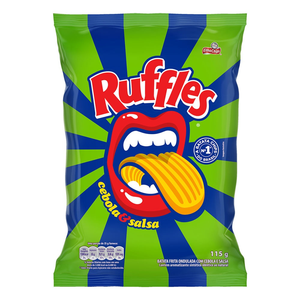 imagem de RFCES RUFFLES CEBOLA E SALSA 115G