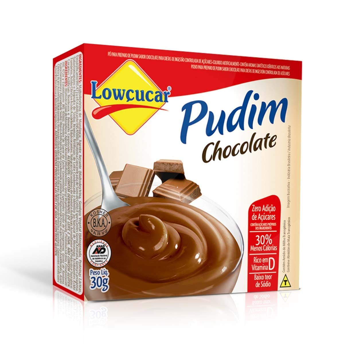 imagem de PUDIM LIGHT LOWCUCAR CHOC 30G