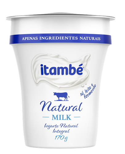 imagem de IOGURTE NATURAL MILK INTEGRAL COPO 170G