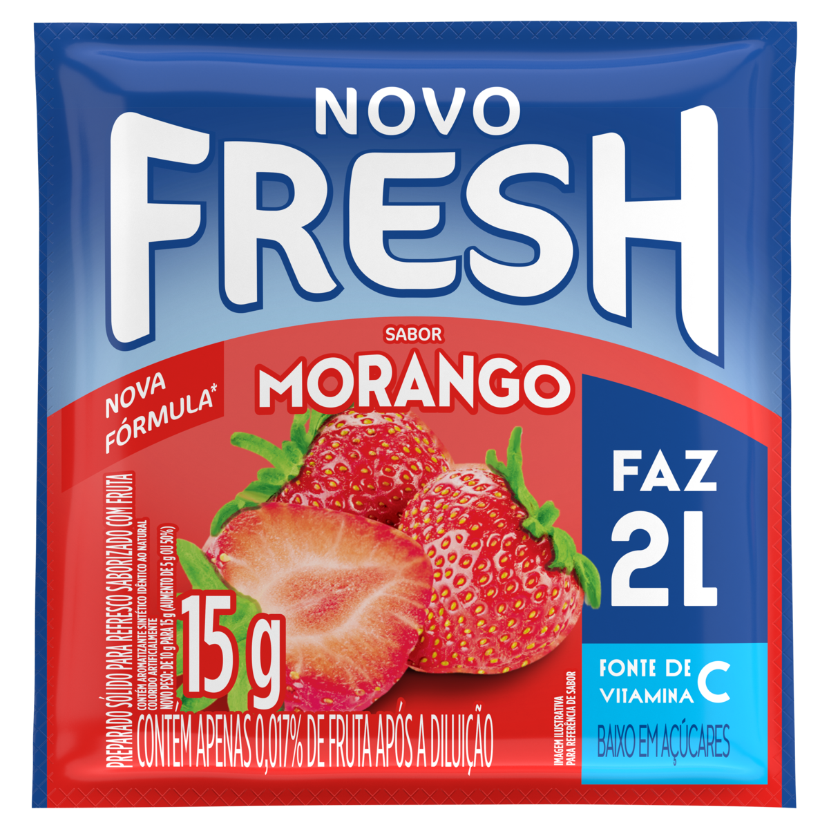 imagem de Suco Fresh Faz 2L 15G Morango