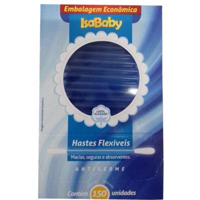 imagem de Cotonetes Isababy 150Un