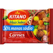 imagem de Tempero Kitano Mais Sabor Carne 60G Menos Sódio