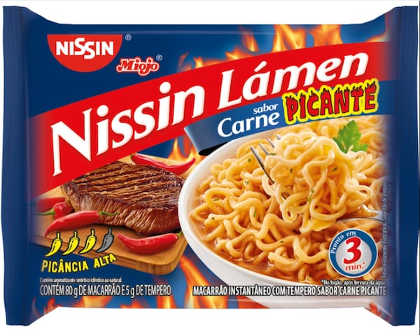 imagem de NISSIN LAMEN CARNE PICANTE 85G