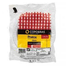 imagem de PRATO DESCATARVEL COPOBRAS 15CM C 10