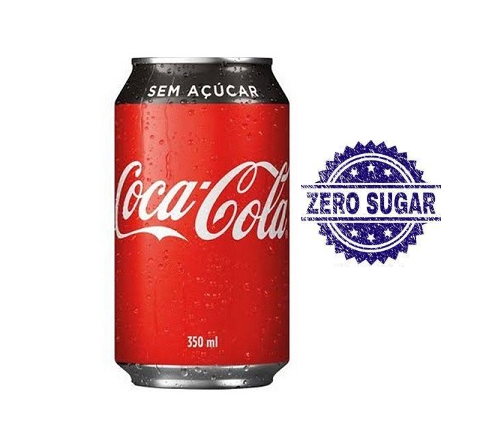 imagem de Coca Cola 350Ml Zero Lata