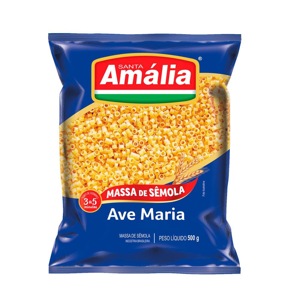 imagem de Macarrão Sem Santa Amalia 500Gr Ave Maria