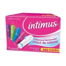 imagem de Absorvente Intimus Gel Interno Médio C/8