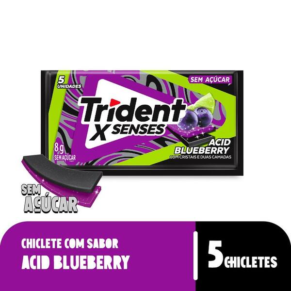 imagem de Chicle Trident Bluberry Citrus