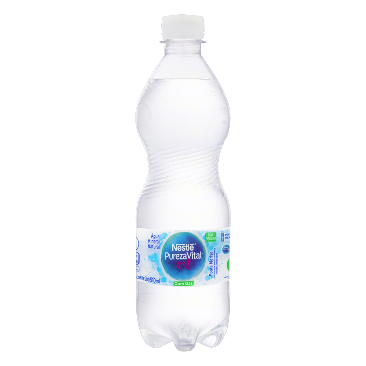 imagem de AGUA MIN PUREZA VITAL C/GAS PET 510ML