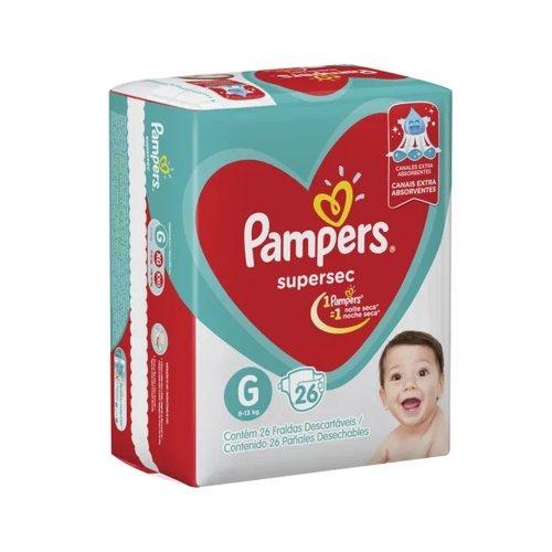 imagem de FRAUDA PAMPERS SUPERSEC PACOTAO GDE 26UN