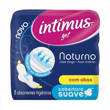 imagem de Absorvente Intimus Gel Noturno C/ Abas Suave