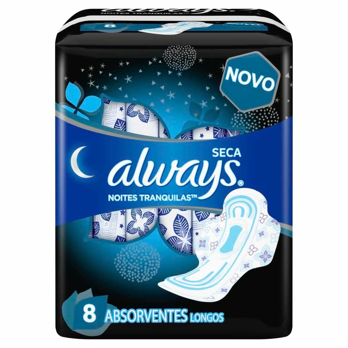 imagem de Absorvente Always Noturno Com Abas L8 P7