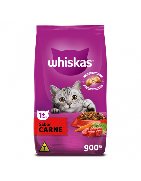 imagem de WHISKAS ADULTO 900G CARNE