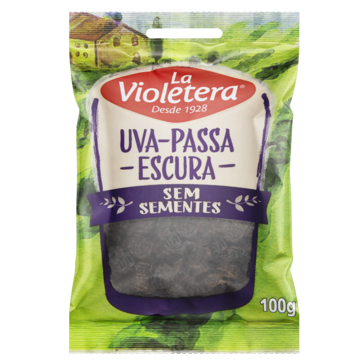 imagem de Uva Passa La Violetera 100G Escura S/ Sementes