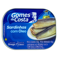 imagem de Sardinha Gomes Da Costa c Óleo 250G