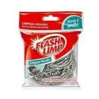 imagem de Esponja De Aco Flashlimp Limp Pesada 17G