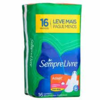 imagem de Absorvente Sempre Livre 16Un Adapt