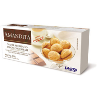 imagem de AMANDITA WAFER LACTA RECHEADA 200GRS