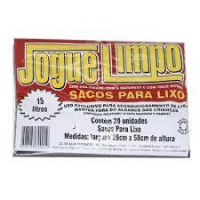 imagem de Saco Para Lixo Jogue Limpo 15Lts
