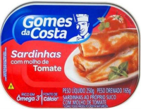 imagem de SARD GOMES DA COSTA C MOLHO 250G