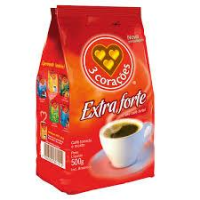 imagem de Café 3 Corações Extra Forte Pouch 500G