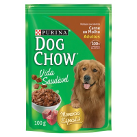 imagem de PS RACAO DOG CHOW 100G CARNE AO MOLHO