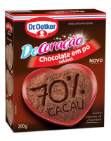 imagem de Chocolate Pó Soluvel Dr Oetker 200G 70% Cacau