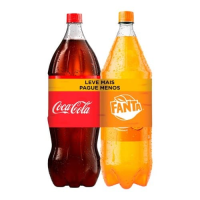 imagem de DUAL PACK COCA FANTA LARANJA 2L KIT