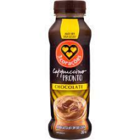 imagem de BEBIDA  LACTEA  3 CORACAO  CAPPUCCINO CHOC 260ML PET