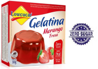 imagem de Gelatina Lowcucar 0 Acucar Morango