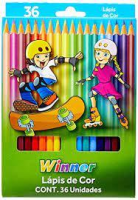 imagem de LAPIS COR WINNER 36 CORES