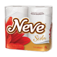 imagem de Papel Higiênico Neve Neutro Com 4