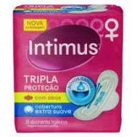 imagem de Absorvente Intimus Gel Nor Sve Com Abas Com 8