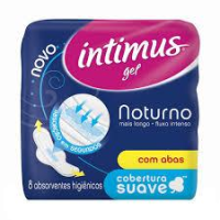 imagem de Absorvente Intimus Gel Noturno C/ Abas Suave