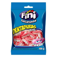 imagem de Gelatinas Dentaduras Teeth 100G Fini