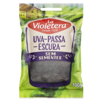 imagem de Uva Passa La Violetera 100G Escura S/ Sementes